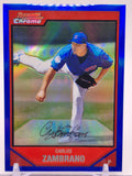 2007 Bowman #115 Carlos Zambrano Blue