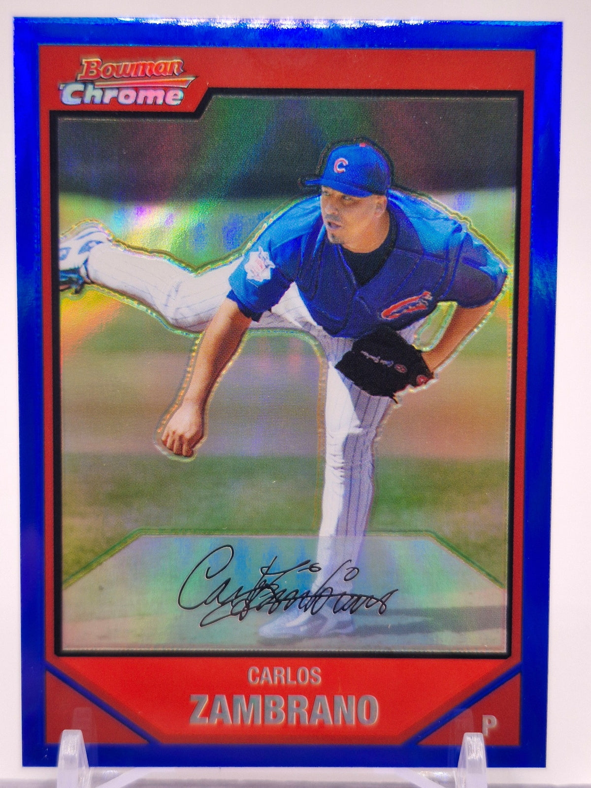 2007 Bowman #115 Carlos Zambrano Blue
