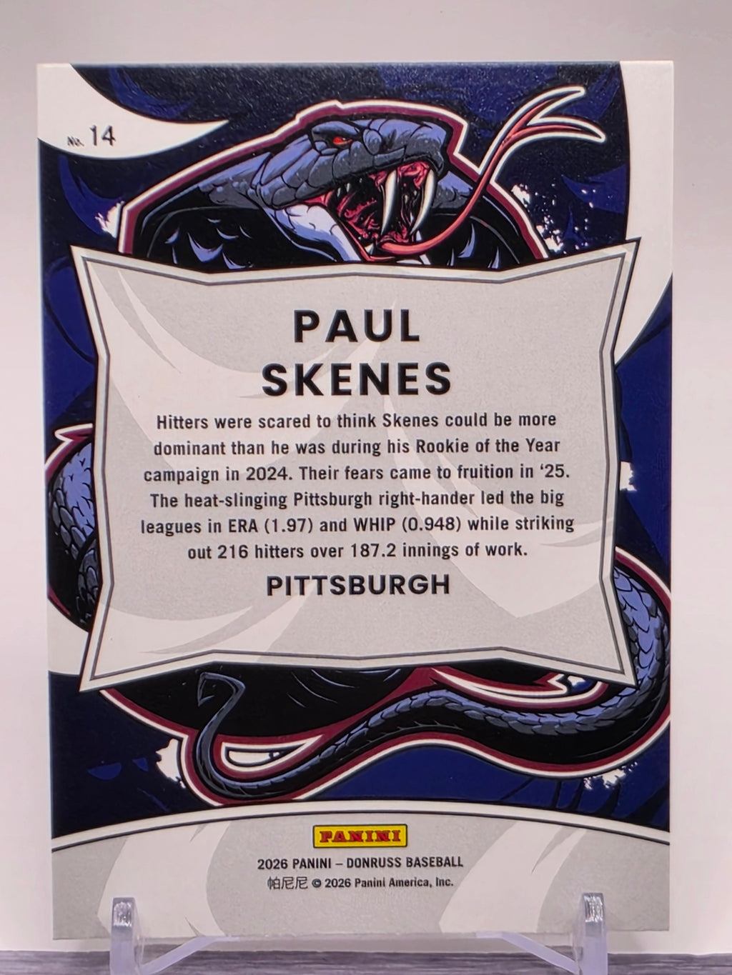 2026 Donruss #14 Paul Skenes Unleashed