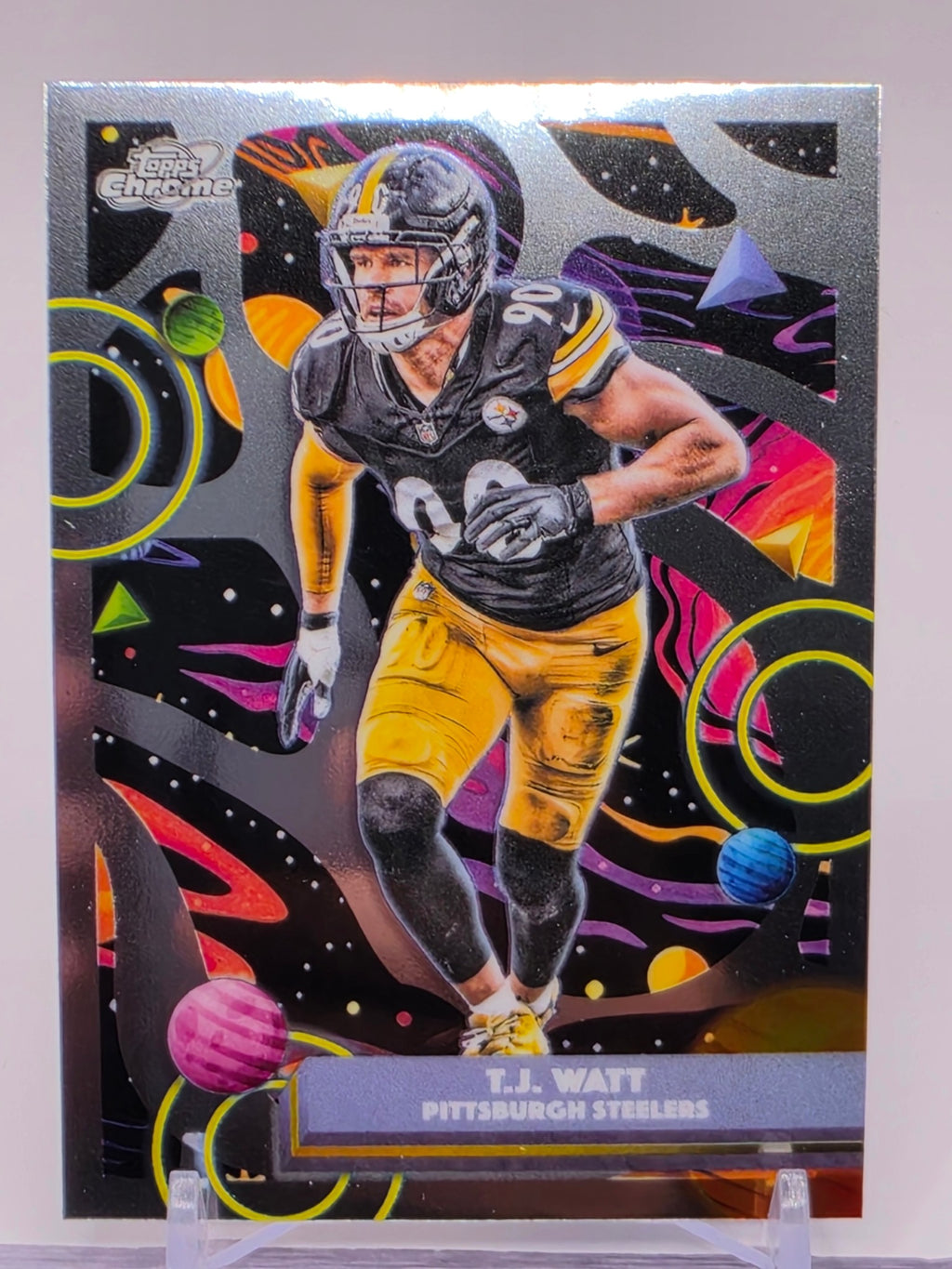 2025 Topps Chrome Cosmic #84 T.J. Watt