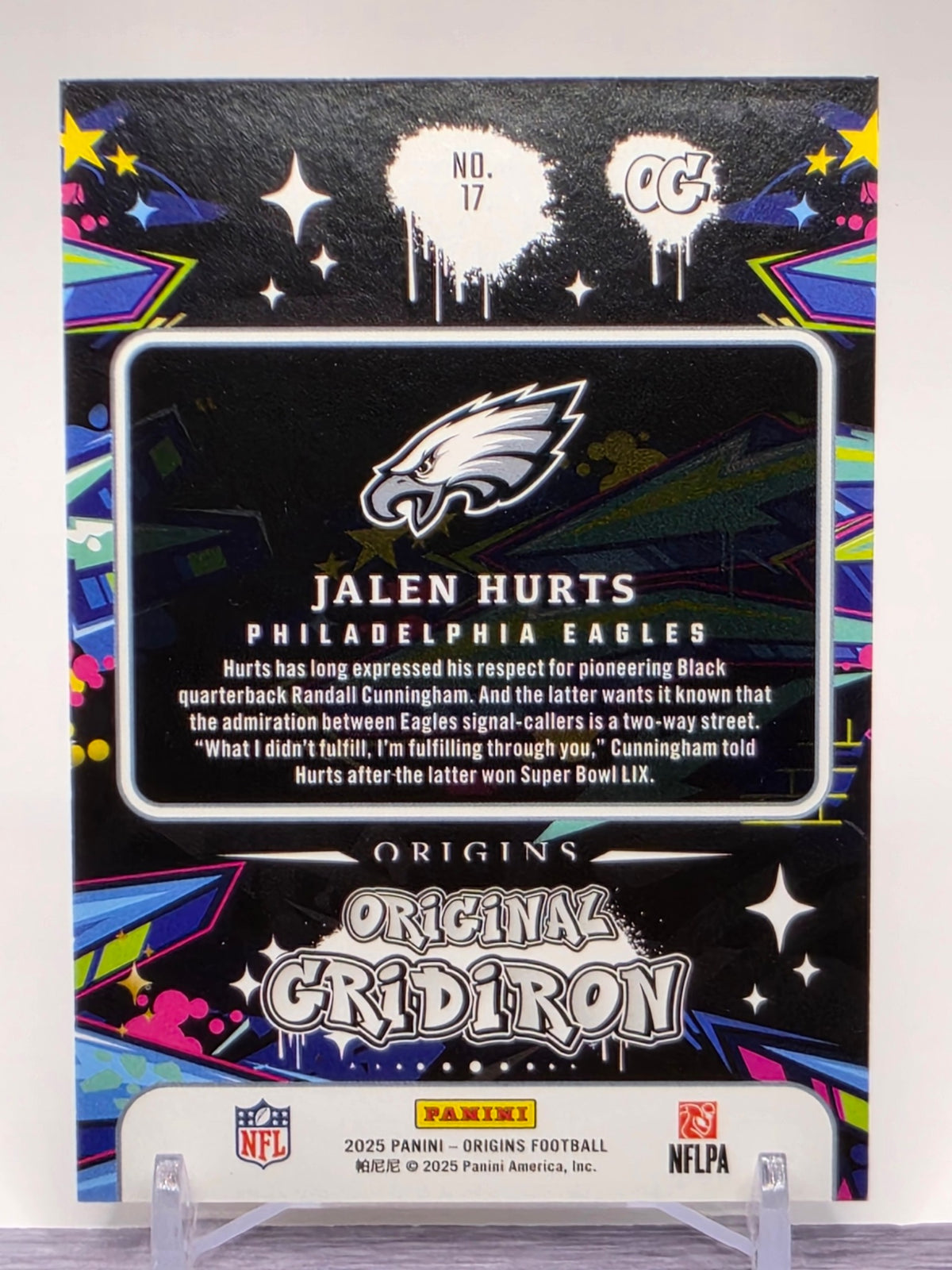 2025 Panini Origins #16 Jalen Hurts Original Gridiron