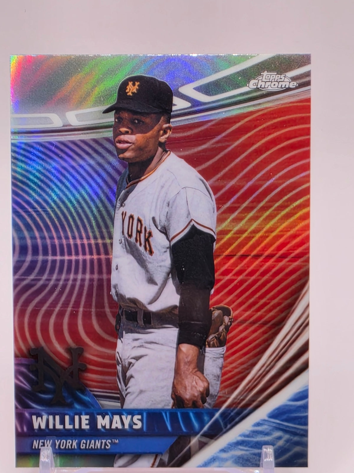 2026 Topps Chrome #RVA-5 Willie Mays Chrome Rivals Away