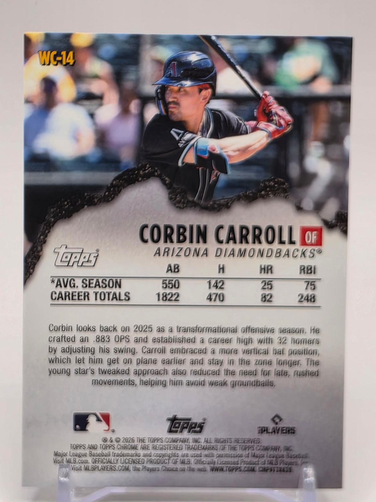 2026 Topps Chrome #WC-14 Corbin Carroll Wrecking Crew