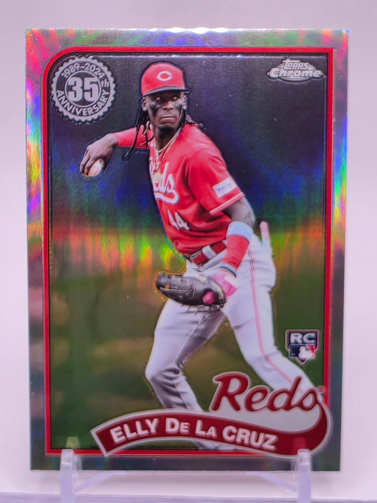 2024 Topps Chrome #89CB-11 Elly De La Cruz 1989 Topps Baseball 35th Anniversary