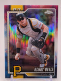 2026 Topps Chrome #190 Henry Davis Red White and Blue Refractors