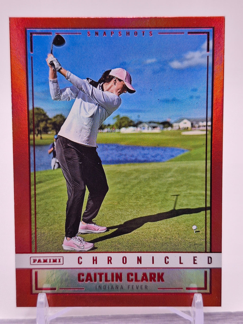 2025 Panini Caitlin Clark Chronicled #95 Caitlin Clark Holo