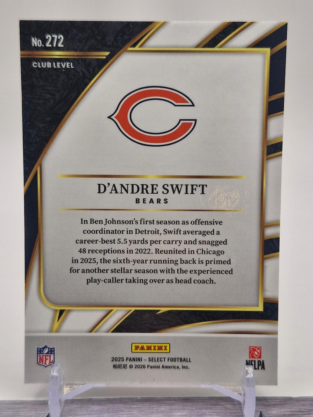 2025 Panini Select #272 D'Andre Swift