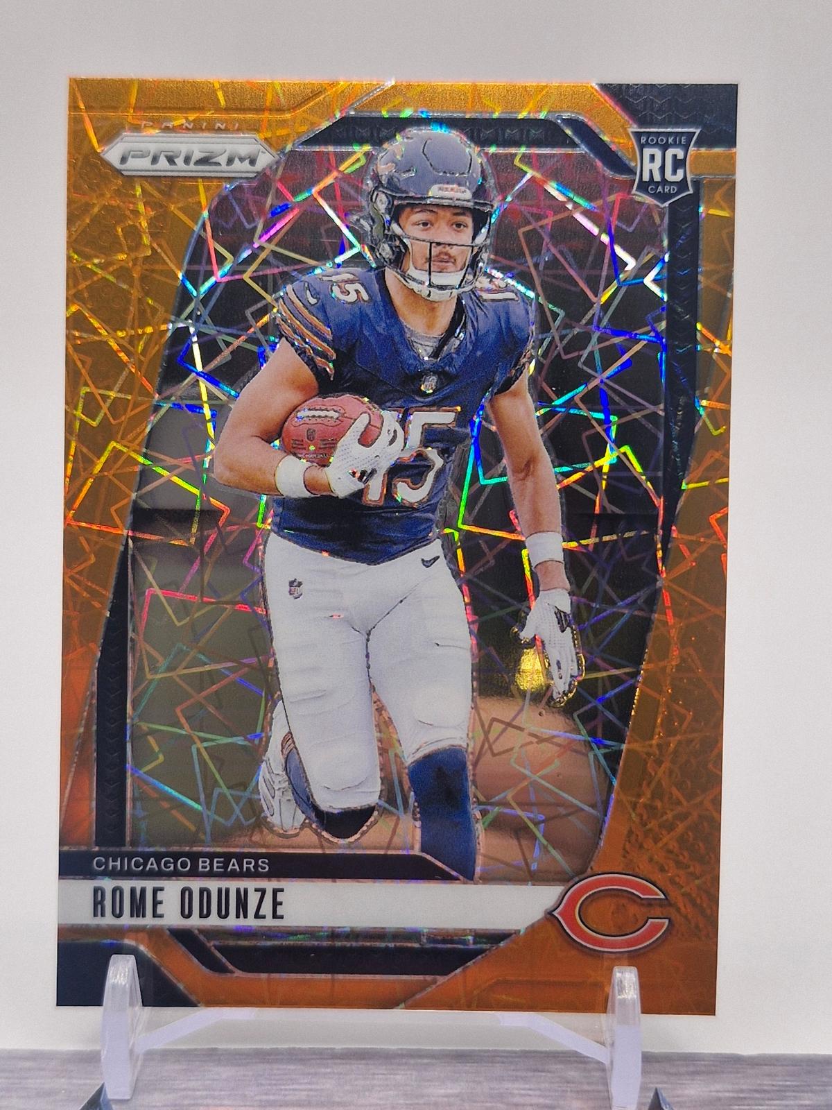 2024 Panini Prizm #385 Rome Odunze Lazer