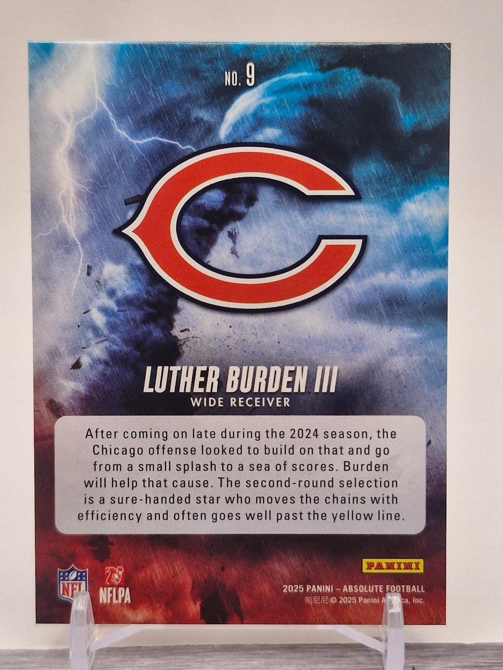 2025 Panini Absolute #9 Luther Burden III By Storm