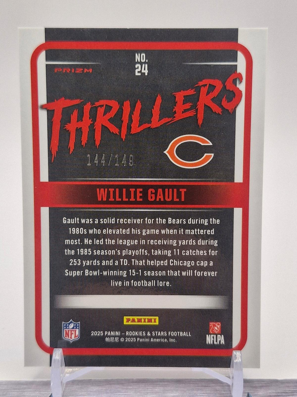 2025 Panini Rookies & Stars #24 Willie Gault Thrillers White #/149