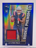 2024 Donruss Optic #RPB-JPK Ja'Lynn Polk Rookie Phenoms Blue Hyper
