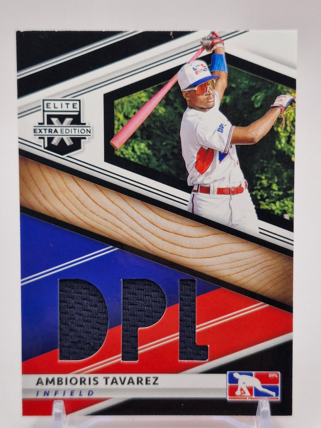 2020 Panini Elite Extra Edition #DPM-AM Ambioris Tavarez DPL Material Black