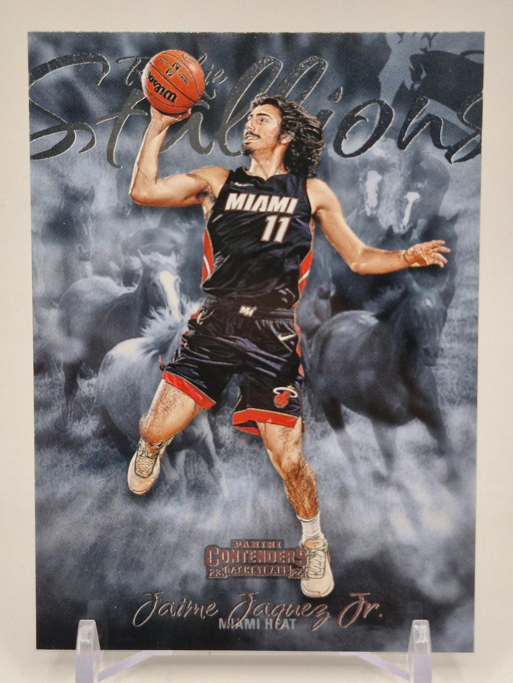 2023-24 Panini Contenders #2 Jaime Jaquez Jr. Rookie Stallions