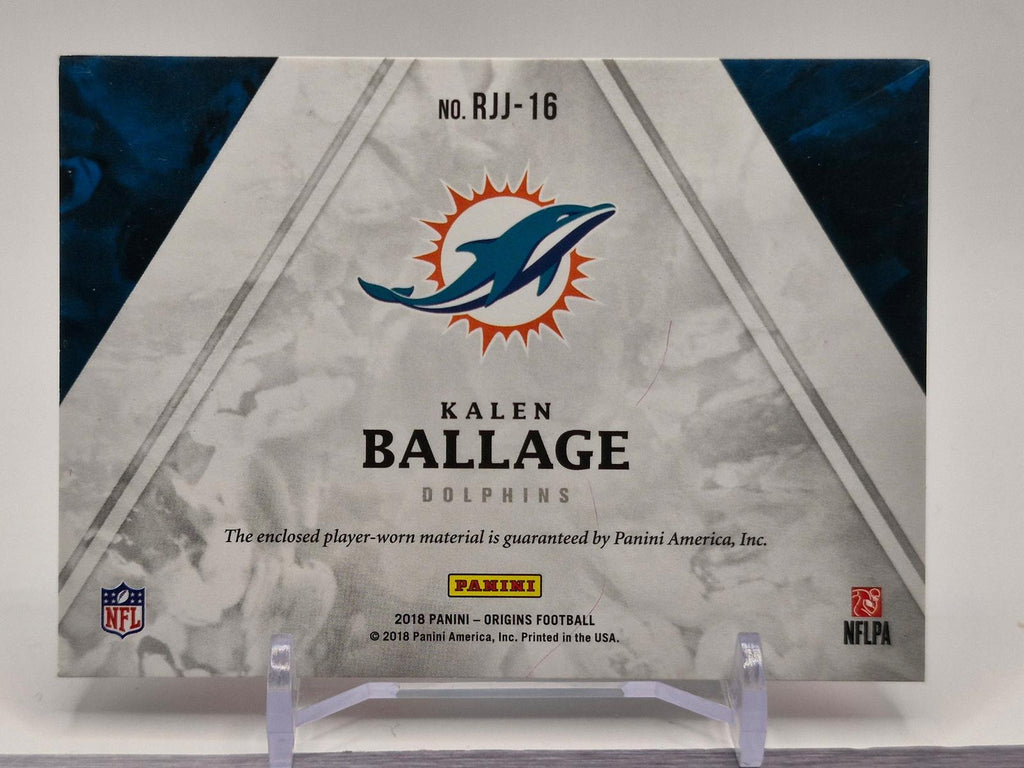 2018 Panini Origins #RJJ-16 Kalen Ballage Rookie Jumbo Jerseys