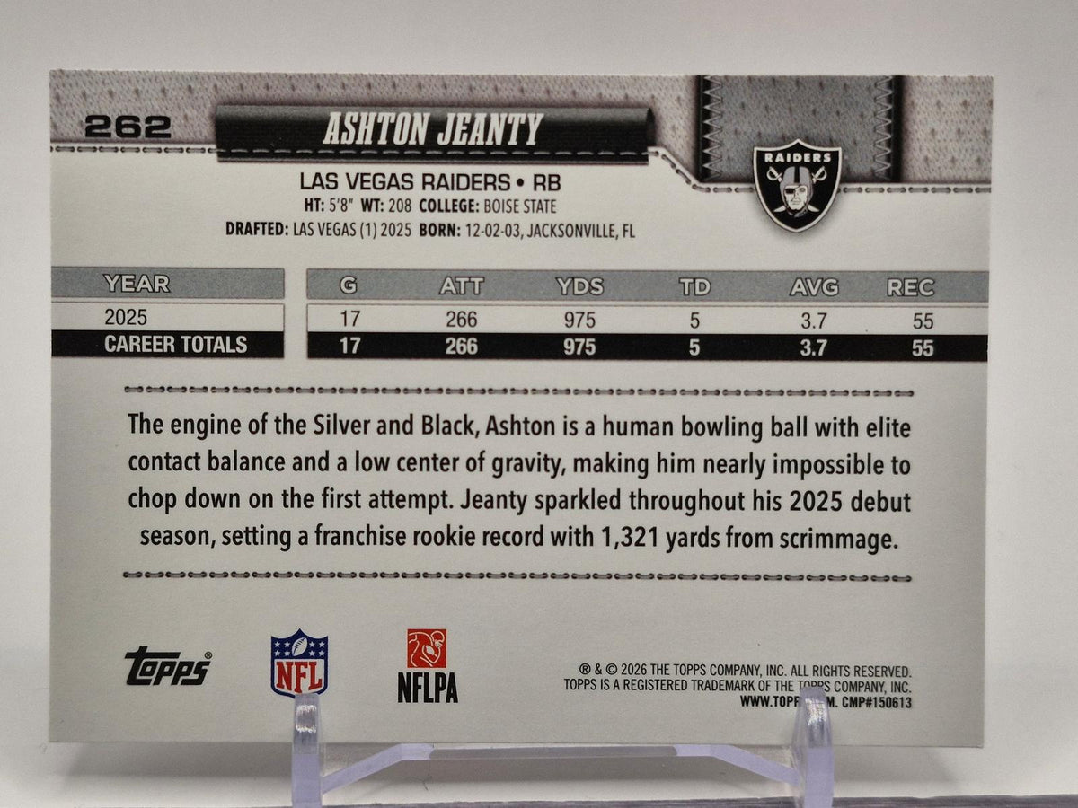 2026 Topps Flagship #262 Ashton Jeanty