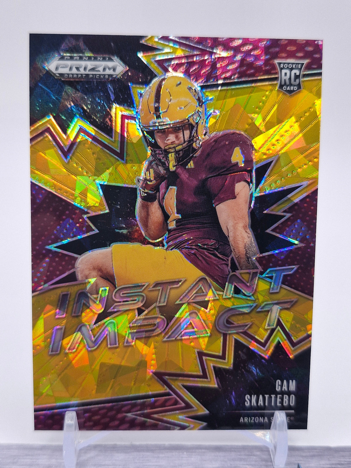Cam Skattebo - 2025 Panini Prizm Draft Picks Instant Impact #II-CS0 RC