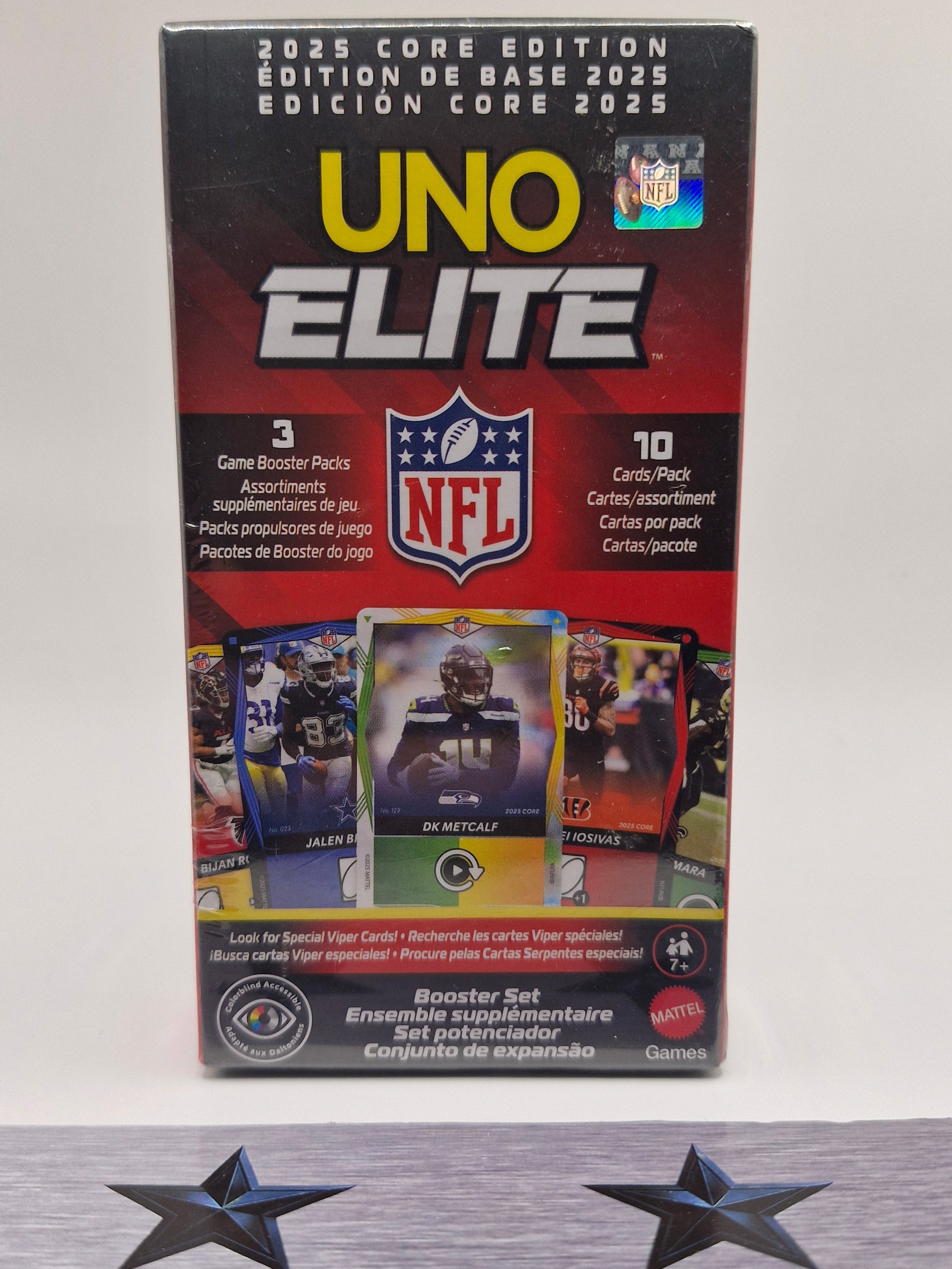 UNO Elite NFL 2025 Core Edition - Booster Set