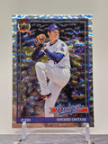 Shohei Ohtani #T91-100 Topps 75 Years of Baseball Dodgers Refractor P/DH