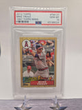 2012 Topps Mike Trout 1987 Topps Minis #TM127 PSA 10 GEM MT